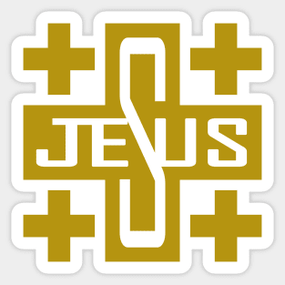 Jesus' Cross Sticker